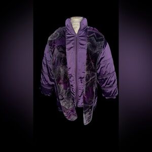Rare 80’s Purple Patterned Jacket